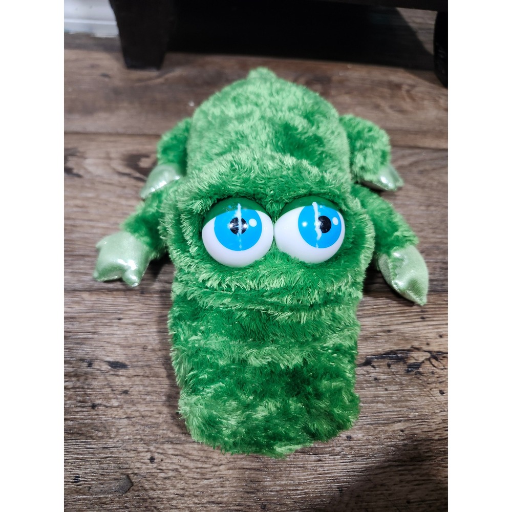 Aurora Alligator Green Plush Stuffed Animal Toy hand Puppet World Dreamy Eyes